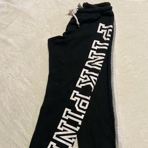Logo pink sweatpants